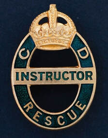 WW2 CD Rescue Instructor badge