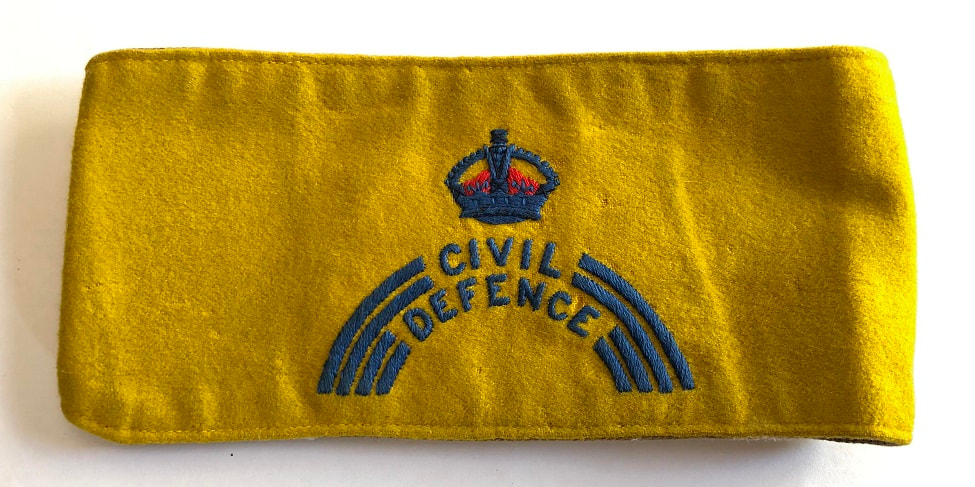 Regional Staff HQ Civil Defence Armband