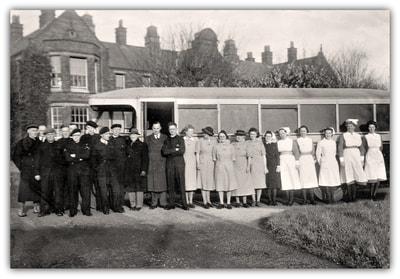 WW2 ARP and Nursing Staff, Whittingham Hospital