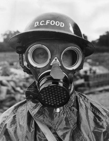 Photo Of Decontamination Food (DC Food) Helmet Marking