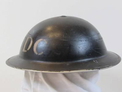 Civil Defence helmet for Anti-Gas Decontamination personnel