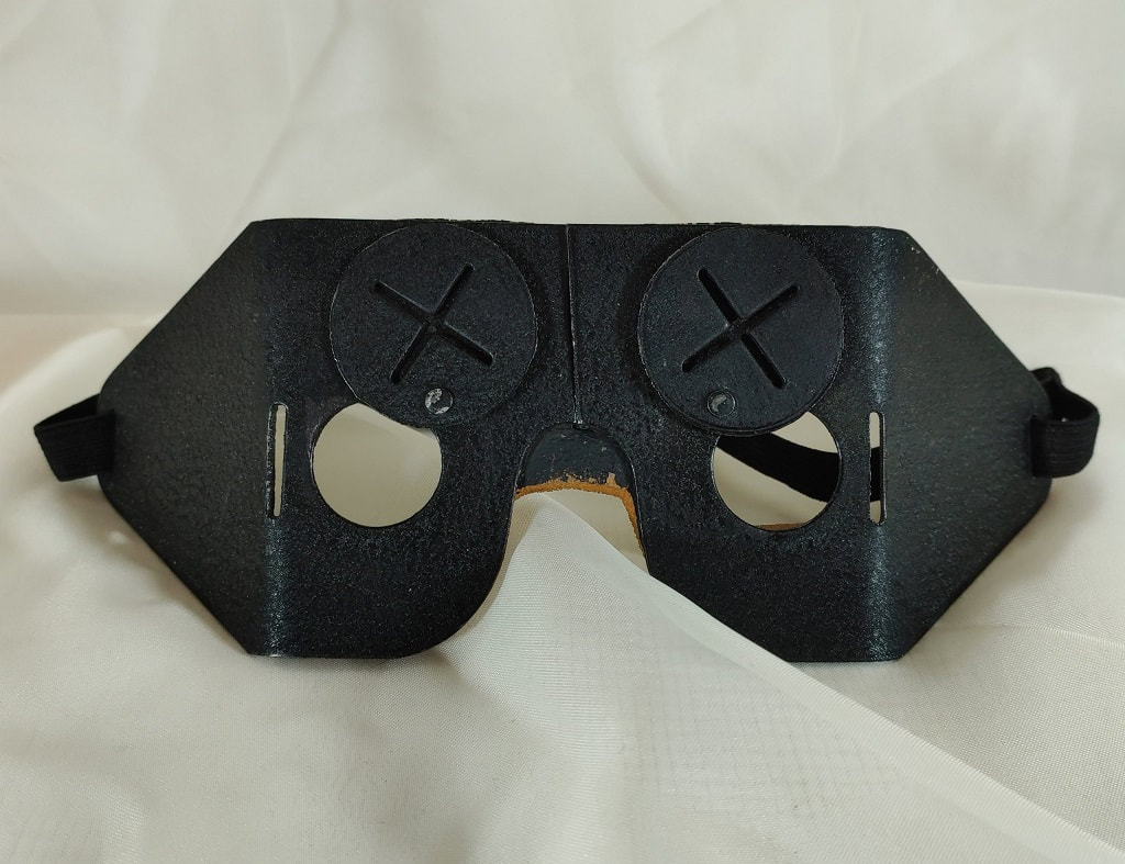 WW2 ARP / Civil Defence Splinter Goggles Lenses Open
