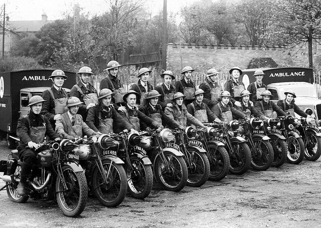 WW2 Civil Defence Despatch Riders