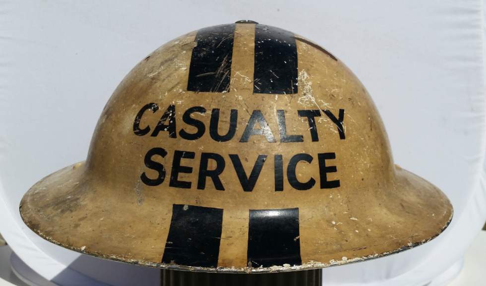 WW2 Chief Casualty Service Officer Helmet (Front)