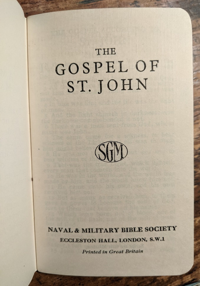 The Gospel of St. John page