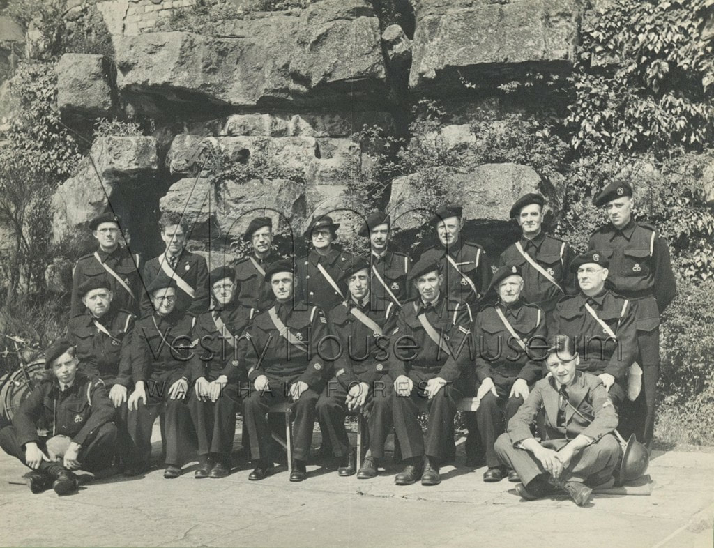 WW2 ARP Group Photo From Leyton