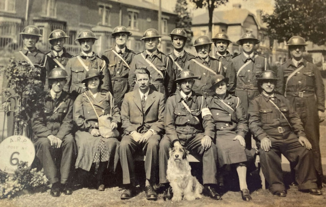 Early-War Group Photograph of ARP Wardens