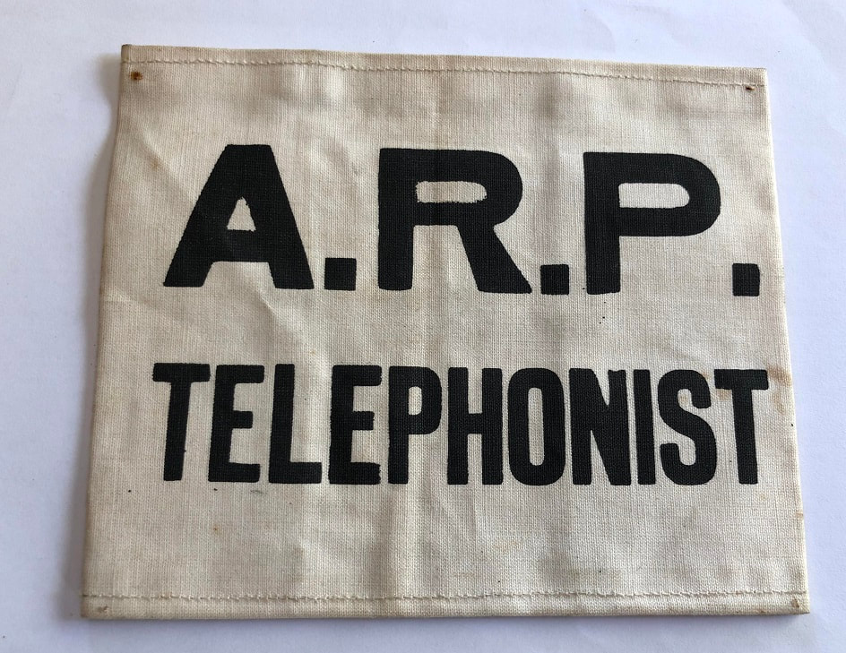 WW2 ARP Telephonist Armband