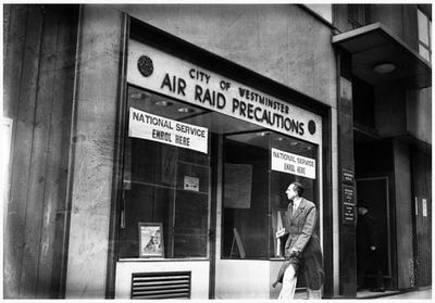 City of Westminster Air Rid Precautions (ARP) Office during the second world war.