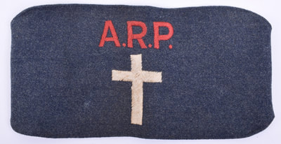 WW2 ARP Chaplains Armband (front)