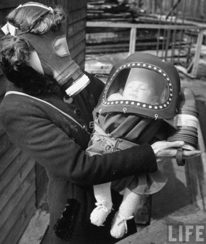WW2 Baby & Infant Gas Mask
