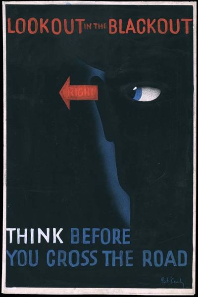 Lookout in the Blackout - WW2 Propaganda Poster.