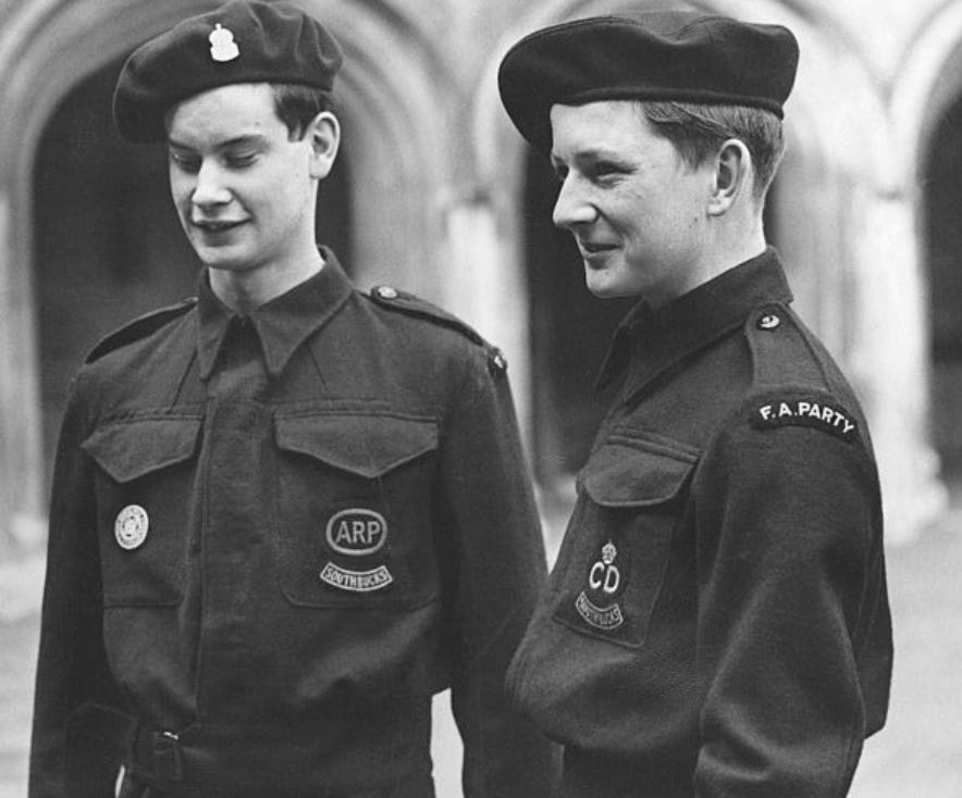 ORIGINAL WW2 BRITISH RAF SOLDIERS SHIRT BATTLEDRESS BUTTONS MILITARY BLUE NOS