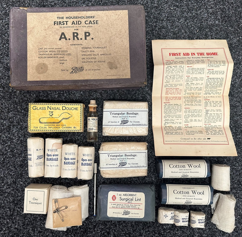 Boots The Householders' First Aid Case for ARP contents 