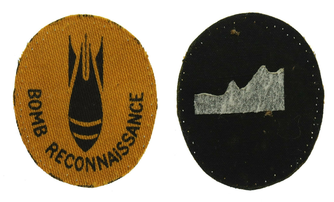 WW2 Civil Defence Bomb Reconnaissance Officer Sleeve Insignia