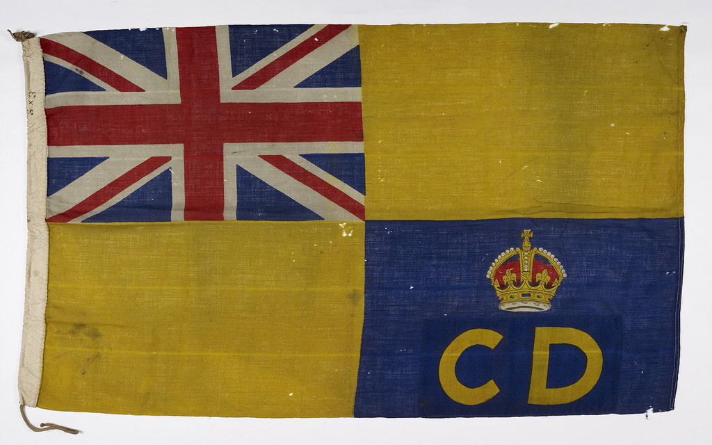 WW2 Civil Defence (CD) Flag