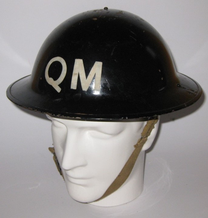 WW2 QM (The Queen's Messengers) helmet