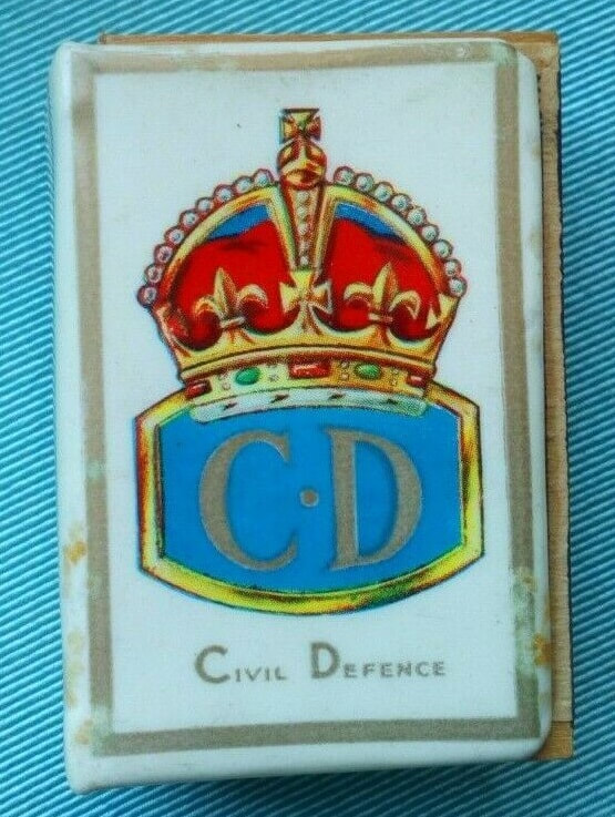 WW2 Civil Defence Matchbox Cover (Front)