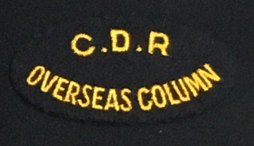 Civil Defence Reserve - Overseas Column Shoulder Title