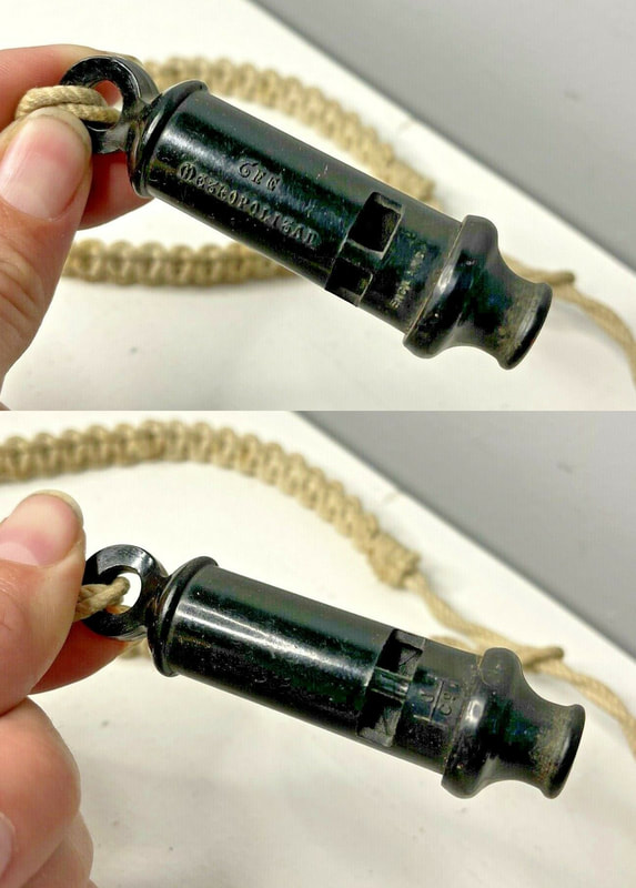 J Hudson & Company Celluloid (Plastic) Whistle