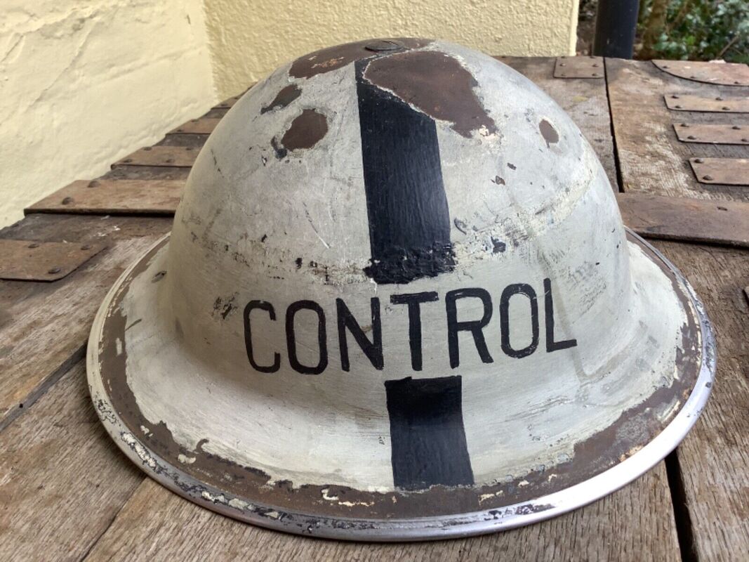 Fake Civil Defence CONTROL helmet
