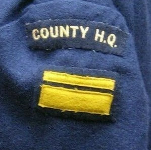 County H.Q. Shoulder Title