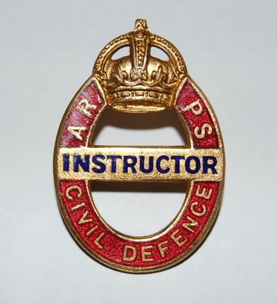 ARPS - Air Raid Precautions School Instructor (nationally trained gold badge).
