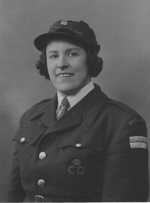WW2 Civil Defence Ambulance Driver/Attendant Portrait