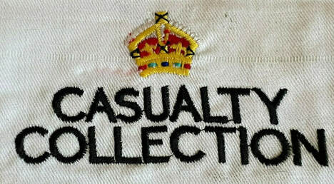 Civil Defence Corps white Casualty Collection armband