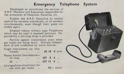 ARP Emergency Telephone Network advertisement 