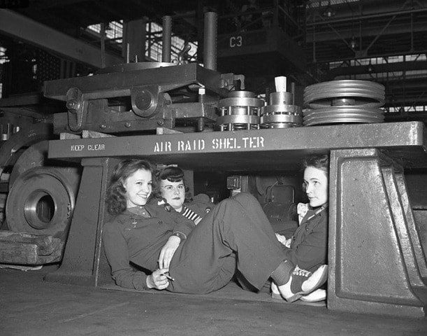 WW2 Factory Air Raid Shelter