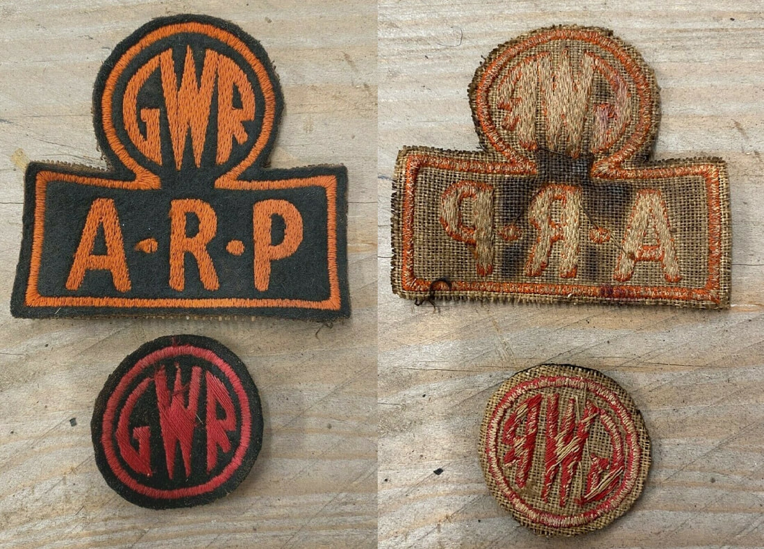 Fake WW2 Great Western Railway GWR Badges Patches Insignia