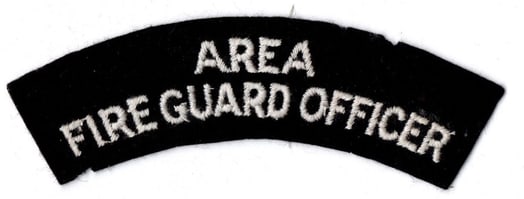 Area Fire Guard Officer shoulder title