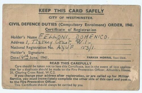Civil Defence Duties Compulsory Enrolment Order, 1941