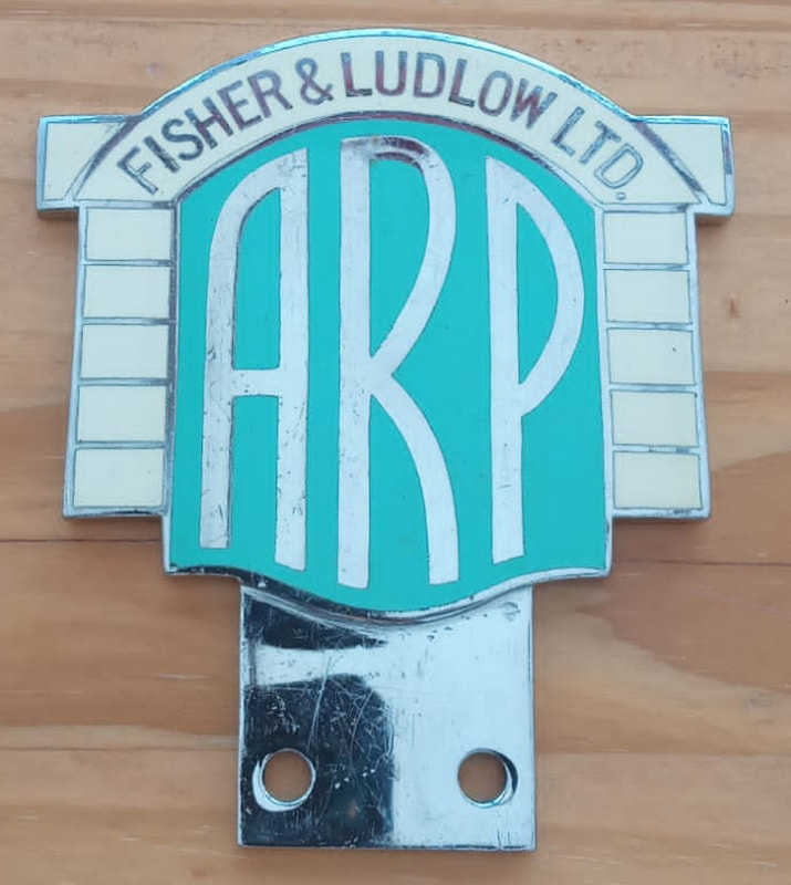 Fisher & Ludlow ARP Car Bumper Badge