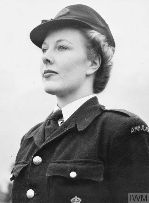 WW2 Civil Defence Ambulance Driver Portrait
