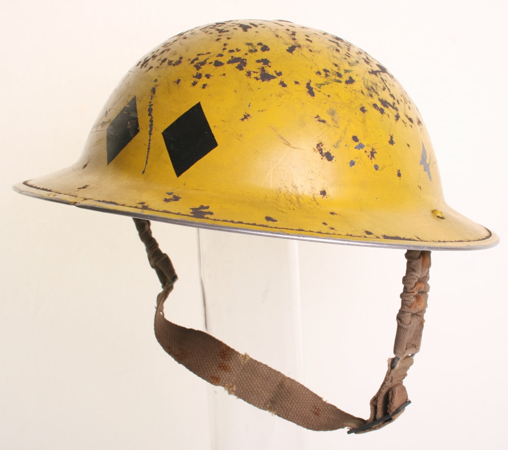 WW2 Civil Defence Senior Gas Identification Officer (GIO) Helmet