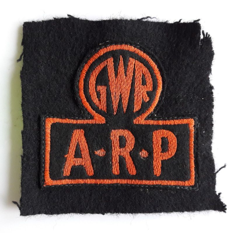 Fake WW2 Great Western Railway GWR ARP Badge