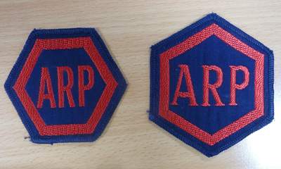 Sample hexagonal ARP badge