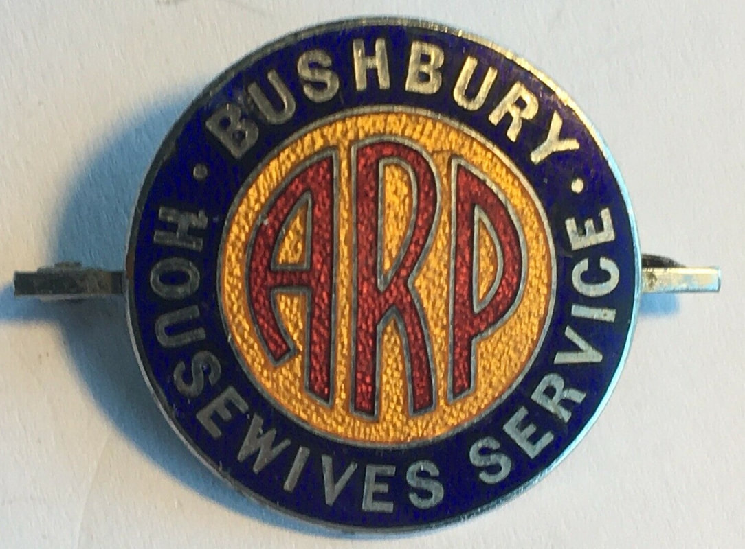Bushbury (Wolverhampton) ARP Housewives Service Badge