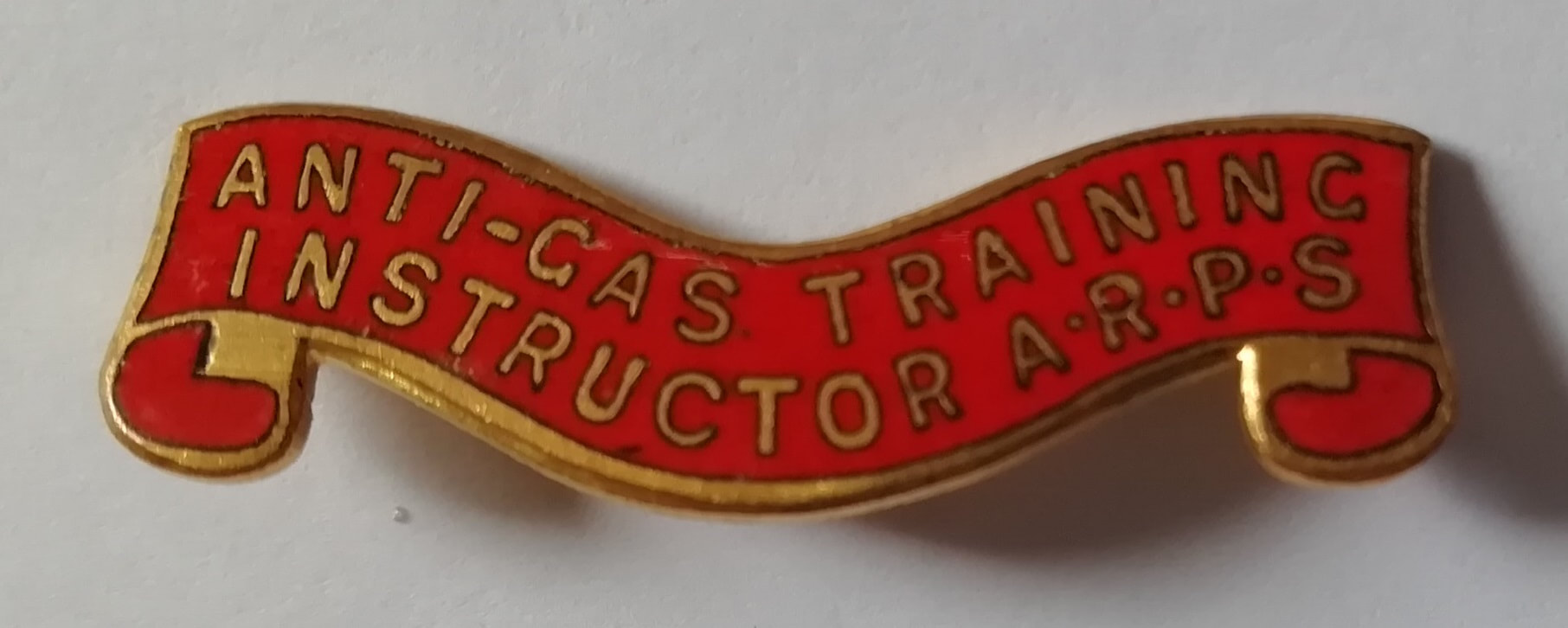 WW2 British Red Cross Anti-Gas Training Instructor ARPS