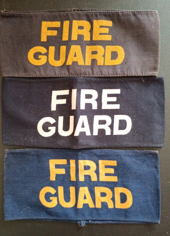 WW2 FIRE GUARD armlets (armbands)