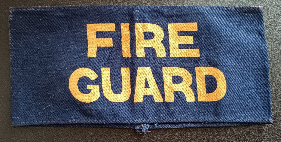 Cotton twill FIRE GUARD armlet (armband)