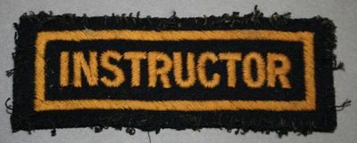 WW2 Civil Defence Instructor badge.