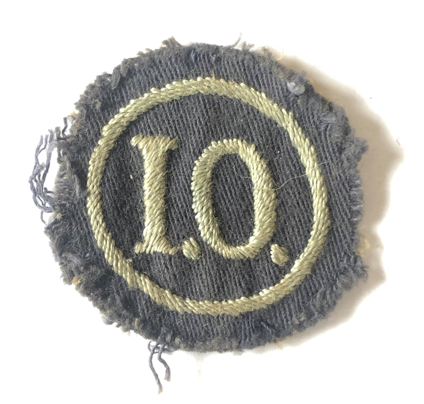 Embroidered Incident Officer Badge on cotton backing