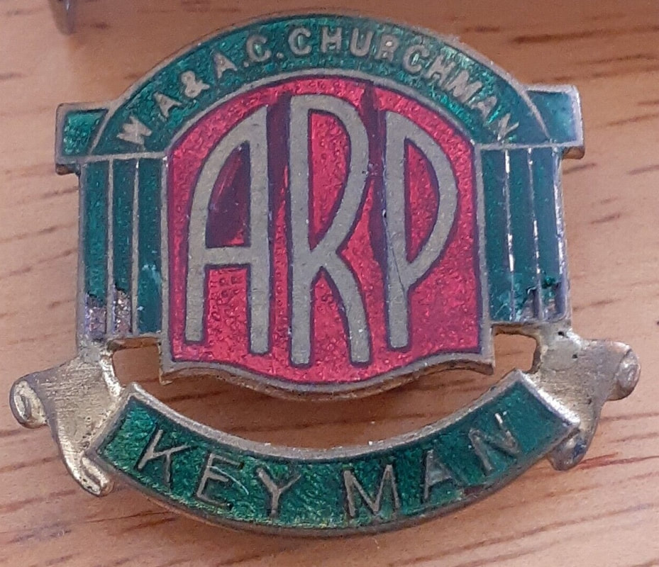 W.A. & A.C. Churchman ARP Key Man Badge