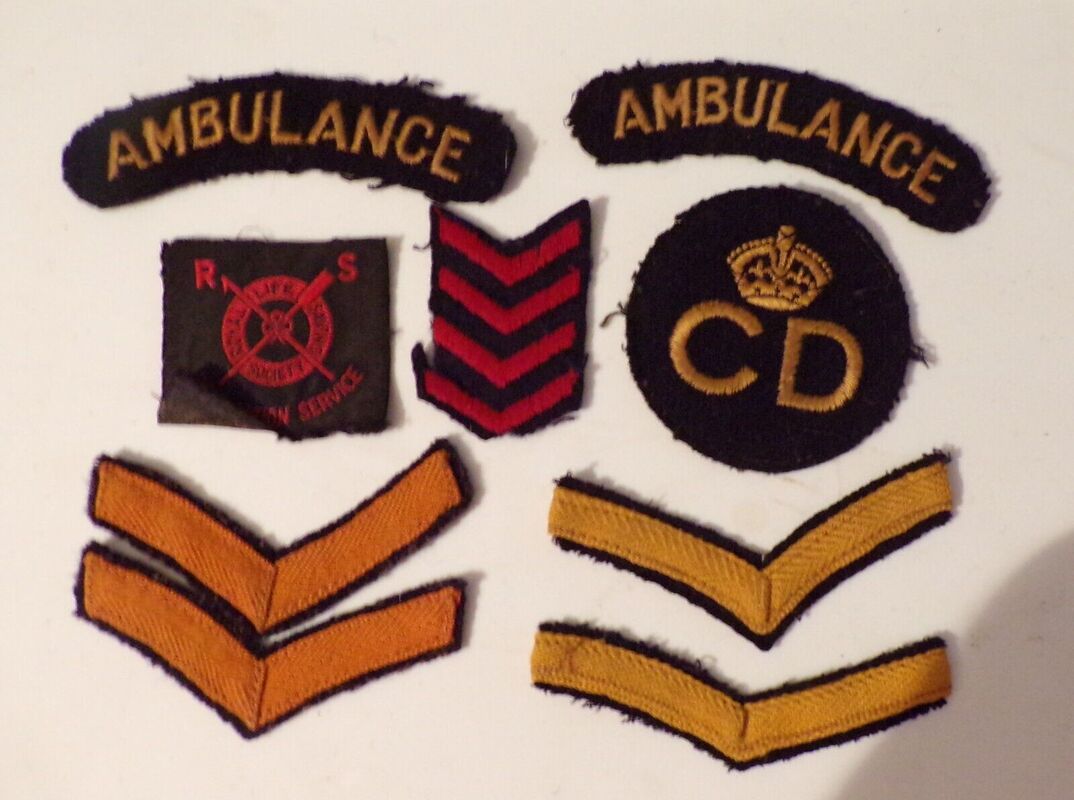 London Auxiliary Ambulance Service (LAAS) Chevrons