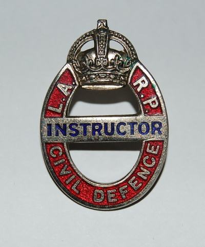 LARP -  Local Air Raid Precautions Instructor (locally trained silver badge).