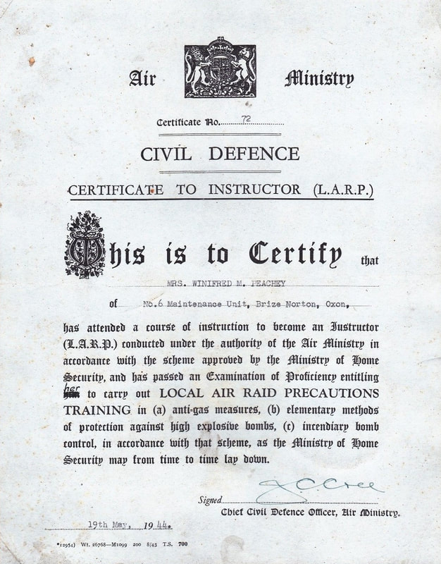 Local Air Raid Precautions Certificate
