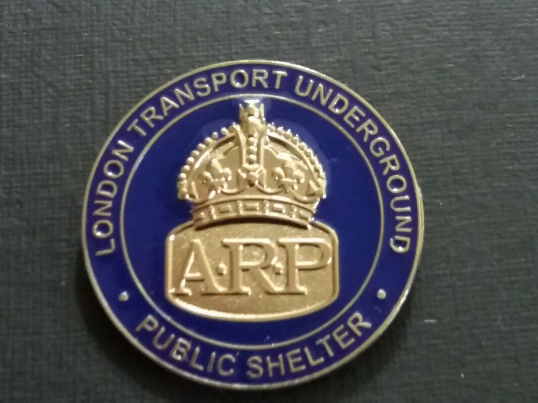 Variation Of The Fake London Transport Underground Public Shelter Badge